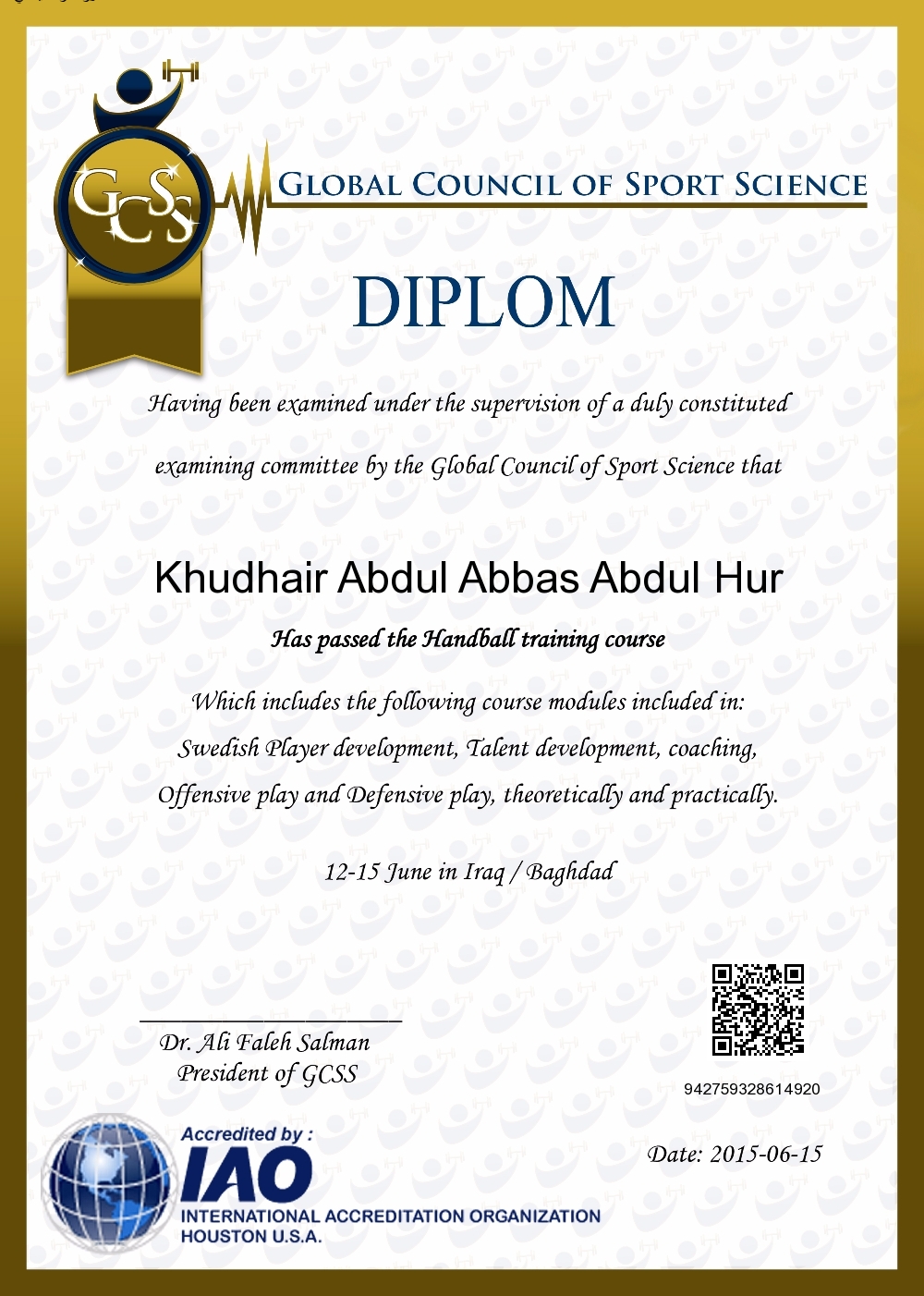 Khudhair Abdul Abbas Abdul Hur